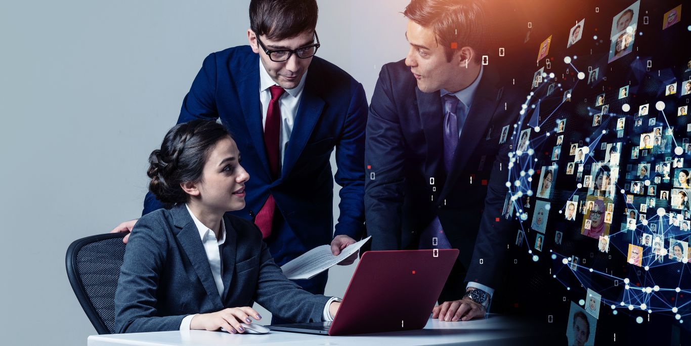 Digital,Contents,Concept.,Social,Networking,Service.,Ai,(artificial,Intelligence).,Wide