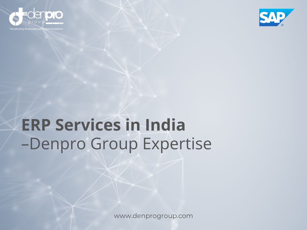 ERP Services in India – Denpro Group Expertise