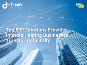 Top ERP Solutions Provider in India
