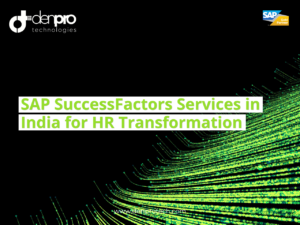 SAP SuccessFactors Services in India