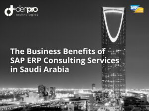 SAP ERP Consulting Services in Saudi Arabia