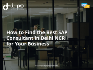 Best SAP Consultant in Delhi NCR
