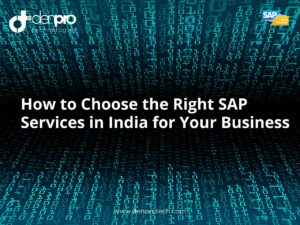 SAP Services in India
